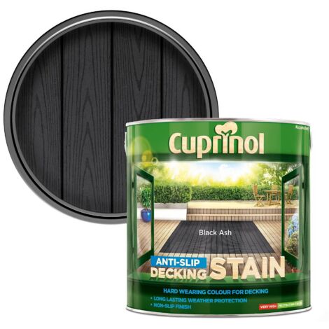 Cuprinol Anti-Slip Decking Stain Black Ash 2.5 litre