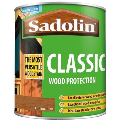 Sadolin 5028457 Classic Wood Protection Antique Pine 1 litre SAD5028457