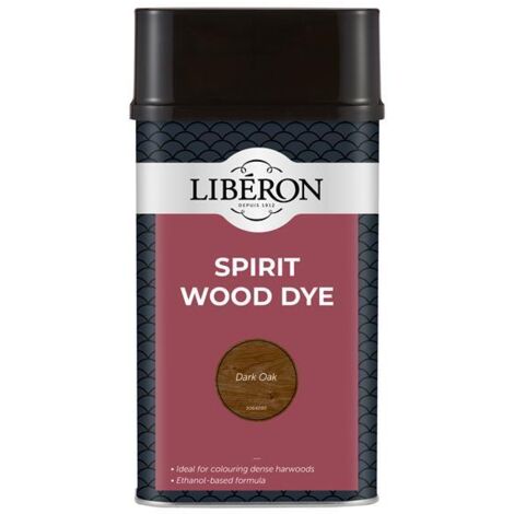 Liberon 126787 Spirit Wood Dye Dark Oak 1 litre LIBSDDO1LN