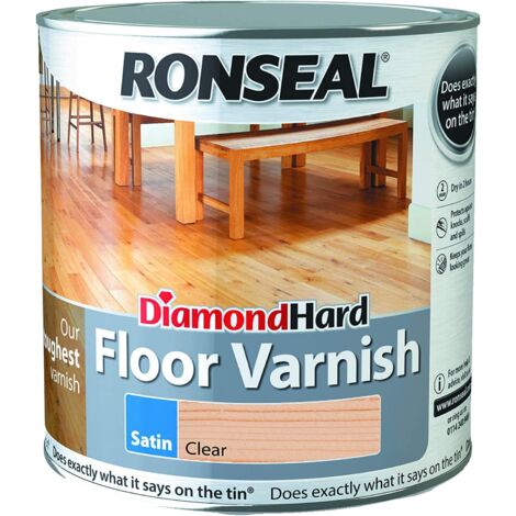 Diamond Hard Floor Varnish Satin 2.5 Litre (1/3)