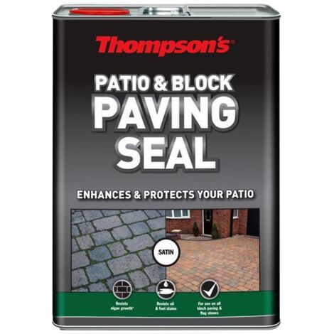 Ronseal 36313 Patio & Block Paving Seal Satin 5 litre RSLPBPSS5L