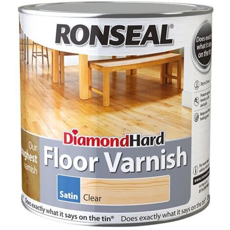 Ronseal Diamond Hard Floor Varnish Clear Gloss 5 litre