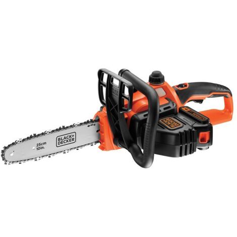 BLACK + DECKER GKC1825L20-GB GKC1825L20 Cordless Chainsaw 25cm Bar 18V 1 x 2.0Ah Li-ion B/DGKC1825L2 (1/5)