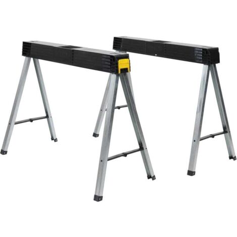 Stanley Folding Saw Horse Pair Twin Pack Max Load 340kg 1-97-475 STA197475