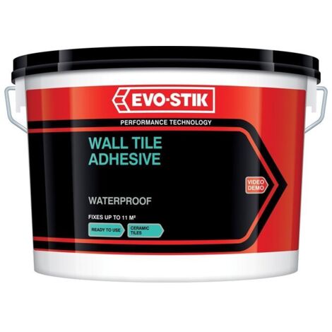 EVO-STIK 30812632 Waterproof Wall Tile Adhesive 5 litre EVO416727