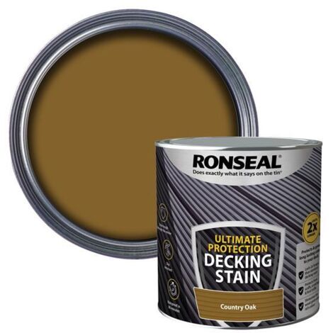 Ronseal 39110 Ultimate Protection Decking Stain Country Oak 2.5 litre RSLNUDSCO25L