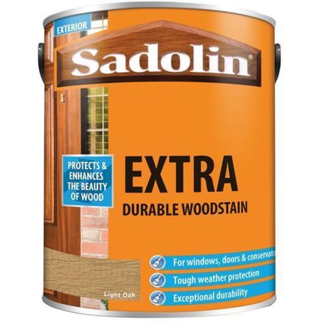 Sadolin Extra Durable Woodstain Light Oak 5 litre