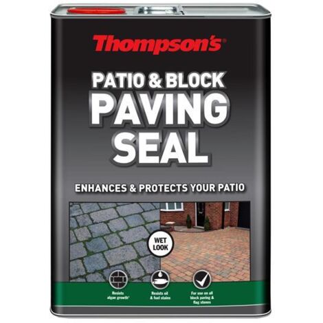 Ronseal 36312 Patio & Block Paving Seal Wet Look 5 litre RSLPBPSWL5L