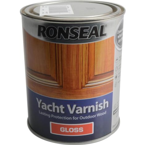 Ronseal Exterior Yacht Wood Varnish - Gloss - 1L