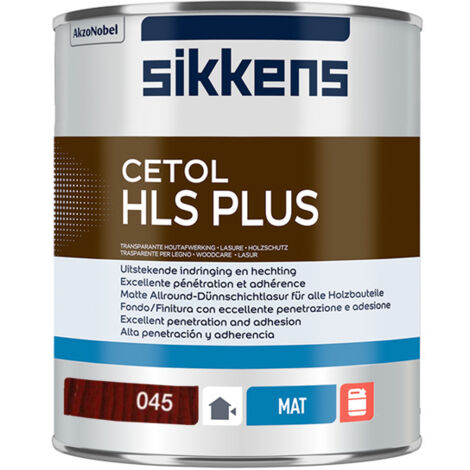 Sikkens 5085965 Cetol HLS Plus Translucent Woodstain Mahogany 1 litre SIKCHLSPM1L