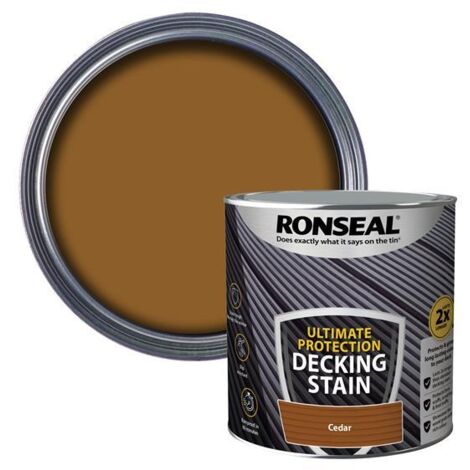 Ronseal Ultimate Protection Decking Stain Cedar 2.5 litre