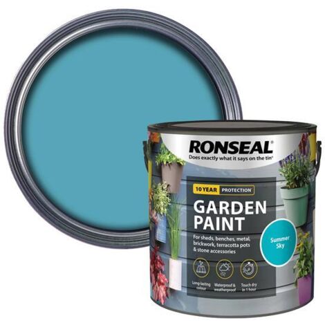 Ronseal Garden Paint Summer Sky 2.5 litre RSLGPSS25L