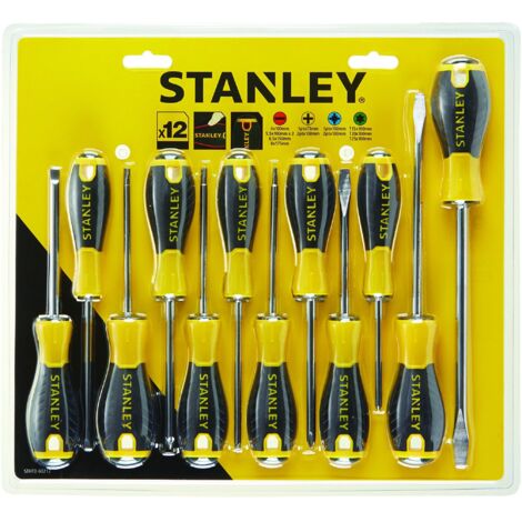 STANLEY® Hand Tools 0-60-212 Essential Screwdriver Set, 12 Piece (1/3)