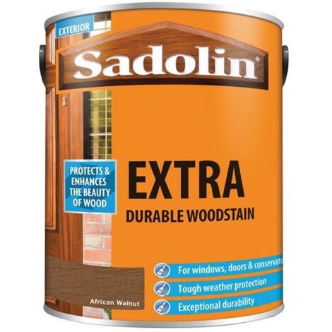 Sadolin Extra Durable Woodstain African Walnut 5 litre SAD5028557