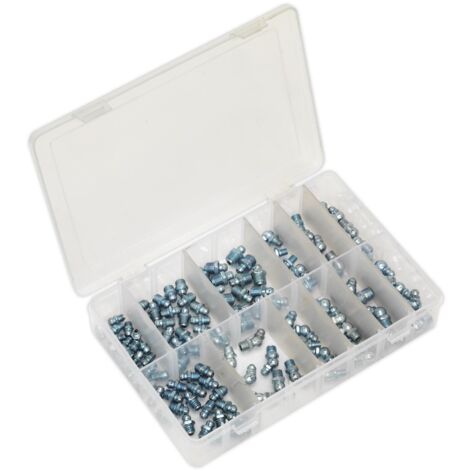 Sealey Grease Nipple Assortment 115pc - Metric AB008GN