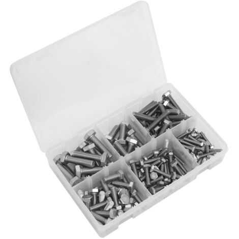 Sealey Stainless Steel Setscrew Assortment 150pc M5-M10 AB078SS (1/5)