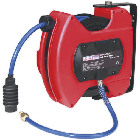 Sealey 10m Retractable PU Air Hose Reel 8mm ID SA813