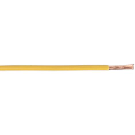 Sealey Automotive Cable Thin Wall Single 2mm� 28/0.30mm 50m Yellow AC2830YE