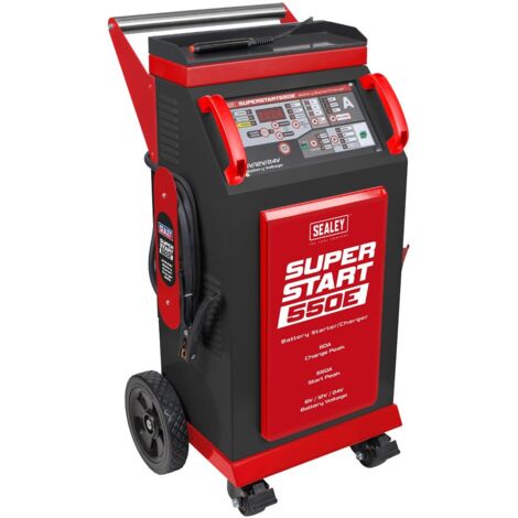 Sealey SUPERSTART550E 6/12/24V Battery Starter/Charger 550A