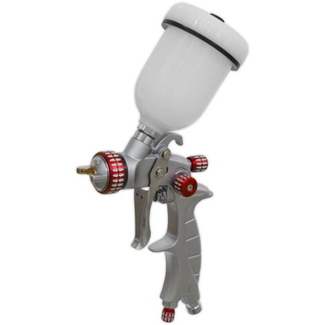 Sealey HVLP04 Premier Professional HVLP Gravity Feed Touch-Up Spray Gun 1mm Set-Up