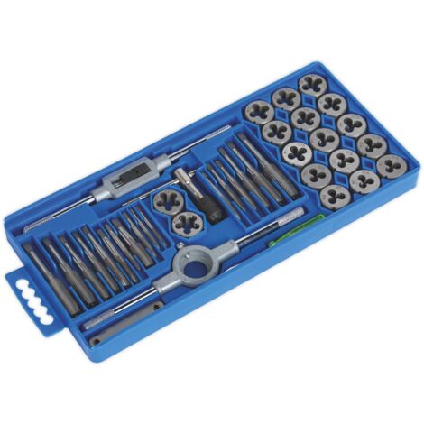 Sealey Tap & Die Set 40pc Split Dies - Metric AK301