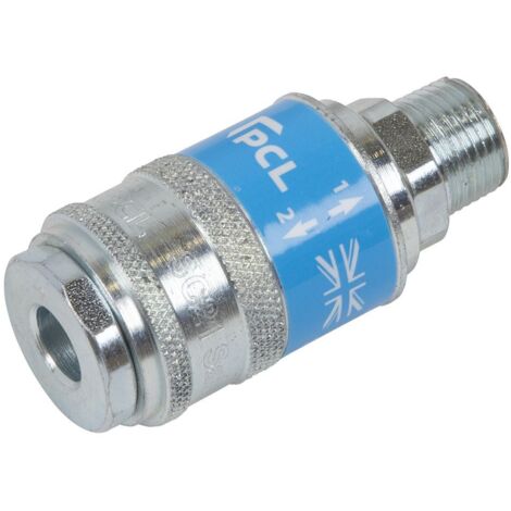 Sealey AC93 PCL Safeflow Safety Coupling Body Male 3/8""BSPT (1/5)