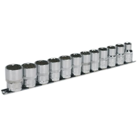 Sealey Premier Socket Set 1/2""Sq Drive 12-point 12pc AK2684