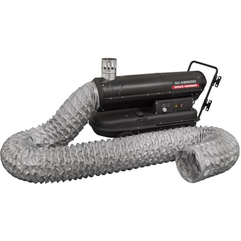 Sealey 102kBtu/hr Space Warmer Kerosene/Diesel Heater & 5m Ducting (1/5)