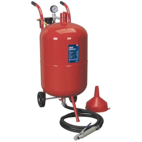 Sealey SB998 Shot Blaster with Water Trap & Wheels 75L