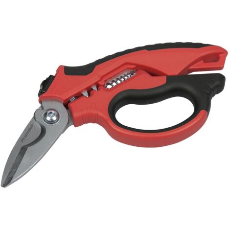 Sealey AK8527 Heavy-Duty Electrician's Angled Shears 200mm 3-In-1 (1/5)