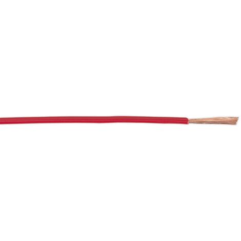 Sealey Automotive Cable Thin Wall Single 1mm� 32/0.20mm 50m Red AC3220RE