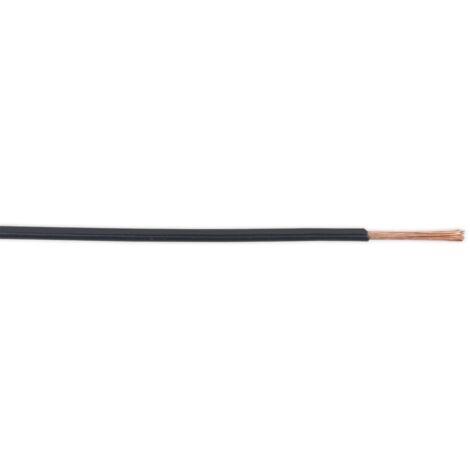 Sealey Automotive Cable Thin Wall Single 1mm� 32/0.20mm 50m Black AC3220BK