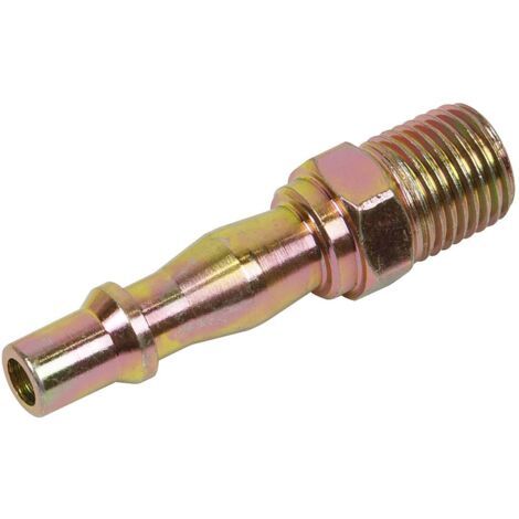 Sealey Screwed Air Adaptor Male 1/4""BSPT Pack of 5 ACX04