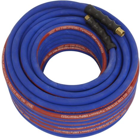 Sealey Extra-Heavy-Duty Air Hose with 1/4""BSP Unions 30m x 10mm AH30R/38