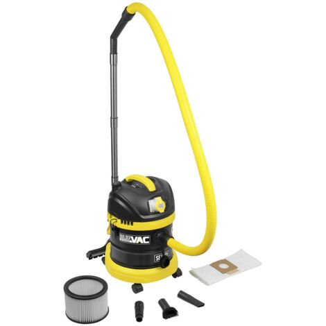 Sealey PC150BV110V BuilderVac Wet & Dry Vacuum Cleaner 15L Stainless Steel Drum M Class Filtration 110V (1/4)