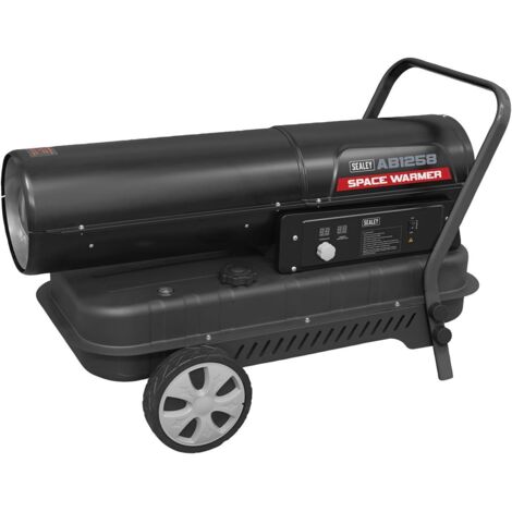 Sealey Space Warmer&reg Kerosene/Diesel Heater 135,000Btu/hr with Wheels AB1258
