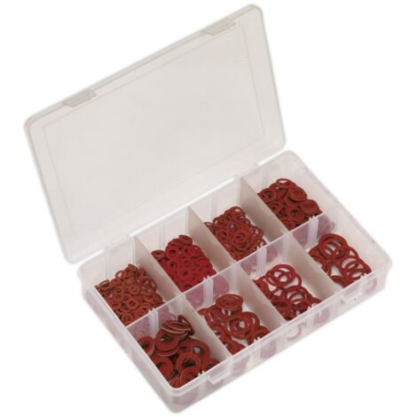 Sealey Fibre Washer Assortment 600pc - Metric AB014FW