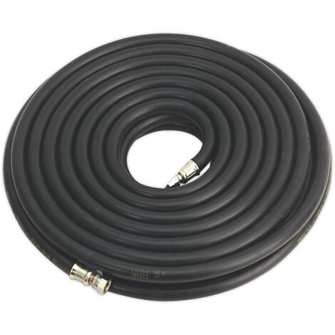 Sealey Heavy-Duty Air Hose with 1/4""BSP Unions 15m x 10mm AH15RX/38 (1/2)