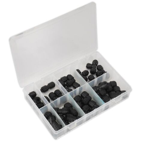 Sealey Speedfit Coupling Assortment Kit 32pc 6 & 8mm Metric AB069JG