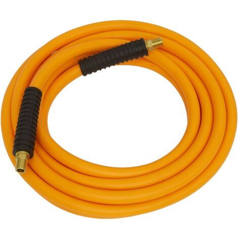 Sealey AHHC5 High-Visibility Hybrid Air Hose with 1/4""BSP Unions 5m x 8mm