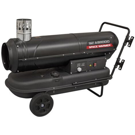 Sealey Indirect Space Warmer Kerosene Diesel 102,000Btu/hr With Wheels ABI1000