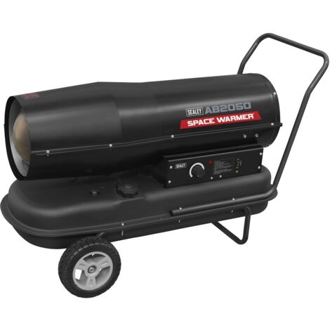 Sealey Space Warmer&reg Kerosene/Diesel Heater 205,000Btu/hr with Wheels AB2050