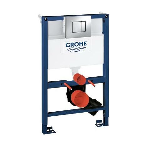 GROHE 38773000 Frame Rapid Sl 3 - 1 Set Wall Hung Toilet 0.82 m Dual Flush Plate