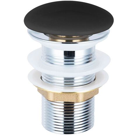Swiss Aqua Technologies Infinitio 5/4 drain without overflow for washbasins and basins, matt black (PZATKABKM)