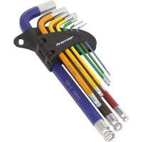 Sealey AK7190 Premier Long Ball-End Hex Key Set 9pc
