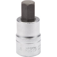 Draper 19mm Hexagon Key Socket for 3/4-Inch Square Drive, 15554 - Heavy-Duty Hexagon Screwdriver Socket Set