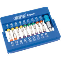 Draper Expert 19-Piece Coloured Screwdriver Bit Set (Model 82402)
