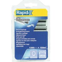 Rapid 40108799 VR16 Fence Hog Rings Pack 1390 Galvanised RPDVR16GA139
