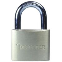 DEFENDER DFBP4T Brass Padlock Twin Pack 40mm DEFBP4T
