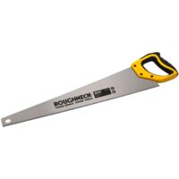Roughneck R22F Hardpoint Handsaw, 550mm (22-inch) Blade, 11 TPI, Heavy-Duty Steel Frame for Carpentry and Construction